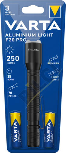 Varta 16607  Aluminium Light F20 Pro