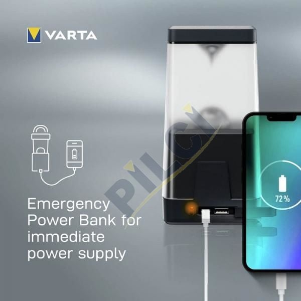 Varta 18666  Outdoor Ambiance Lantern L30RH