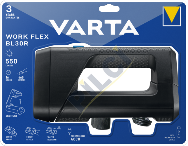 Varta 18684 Work Flex BL30R