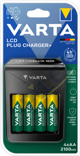 Varta 57687  LCD Plug Charger+