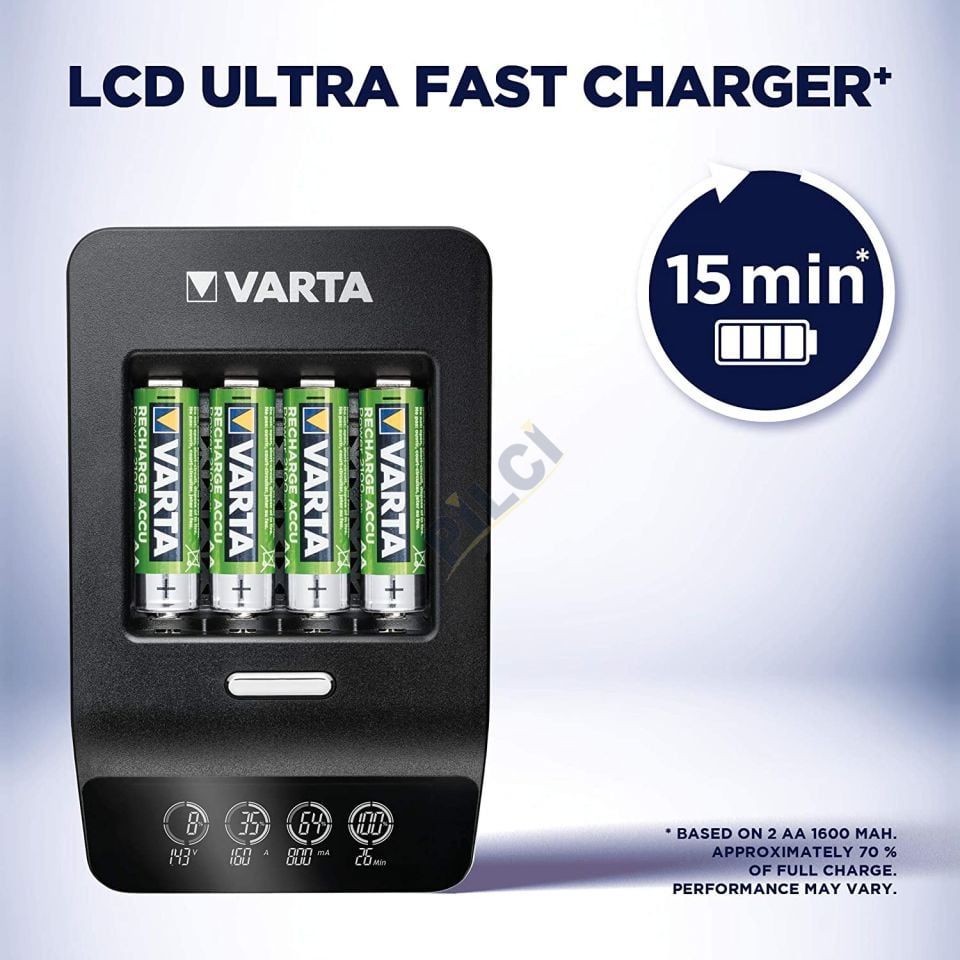 Varta 57685  LCD Ultra Fast Charger+