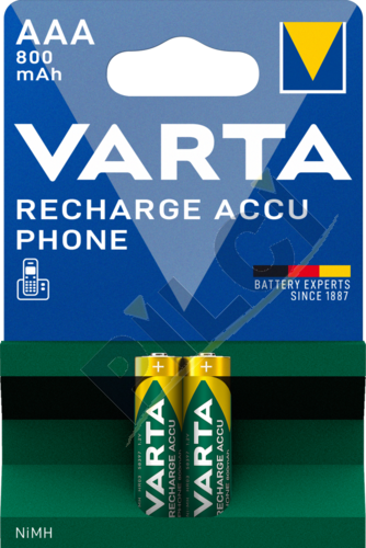 Varta 56703 Recharge Accu Recycled AAA  (2x 800 mAh)
