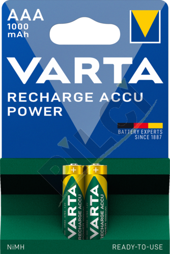 Varta 5703 Recharge Accu Power AAA (2x 1000 mAh)