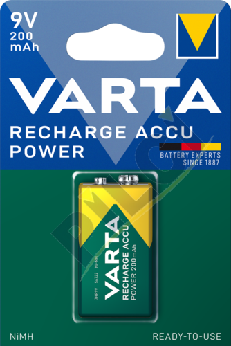 Varta 56722 Recharge Accu Power 9V 200 mAh