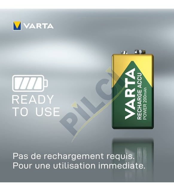Varta 56722 Recharge Accu Power 9V 200 mAh