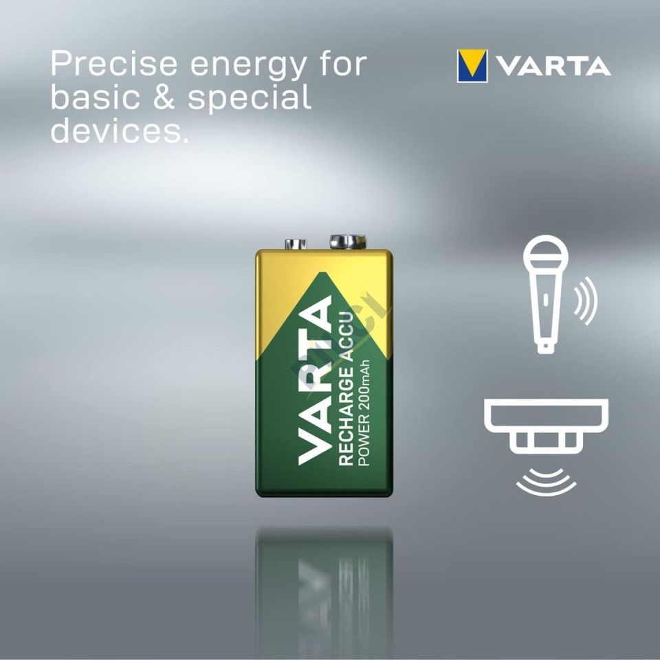 Varta 56722 Recharge Accu Power 9V 200 mAh