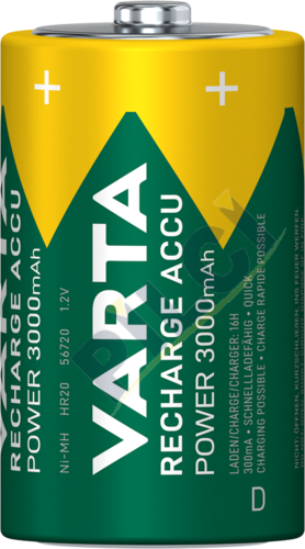Varta 56720 Recharge Accu Power D 3000 mAh