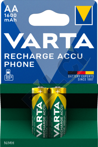 Varta 58399 Recharge Accu Phone AA 1600 mAh