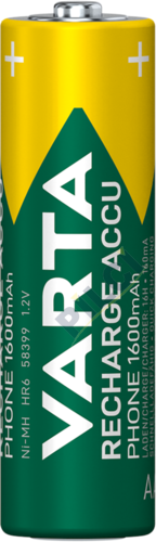 Varta 58399 Recharge Accu Phone AA 1600 mAh