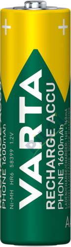 Varta 58399 Recharge Accu Phone AA 1600 mAh