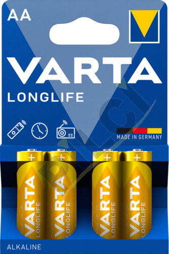 Varta 4106 Longlife AA  (4 ADET)