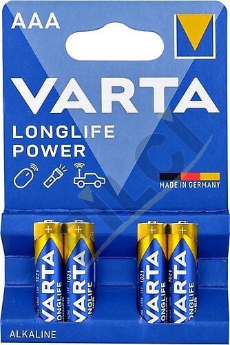 Varta 4903 Longlife Power AAA  (4 ADET)