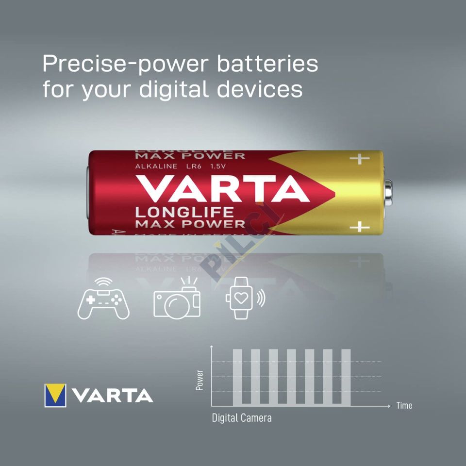 Varta 4703  Longlife Max Power AAA  (2 ADET)