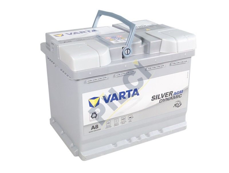 VARTA A8 SİLVER DYNAMIC AGM  60AH  680 CCA