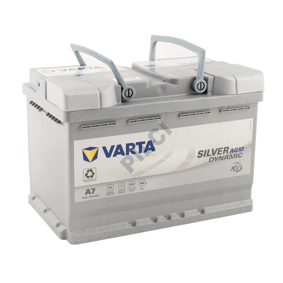 VARTA A7 SİLVER DYNAMIC AGM 70AH 760 CCA