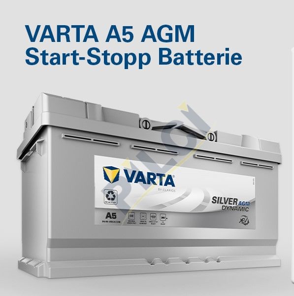 VARTA A5 SİLVER DYNAMIC AGM 95AH 850CCA