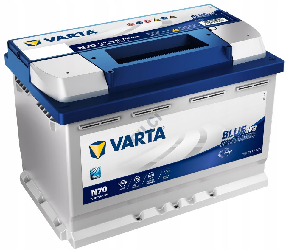 VARTA N70 BLUE DYNAMIC EFB 70 760 CCA