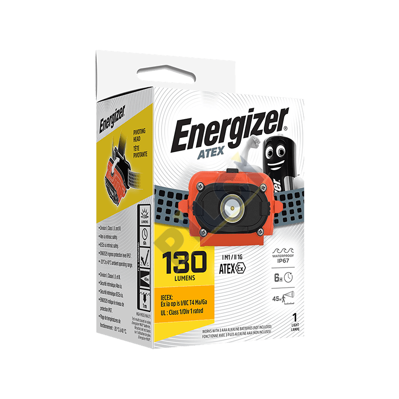 Energizer Atex AAA Kafa Lambası Zone 0