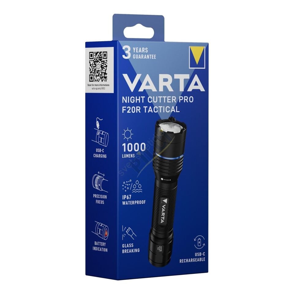 VARTA NIGHT CUTTER TACTICAL F20R BOX