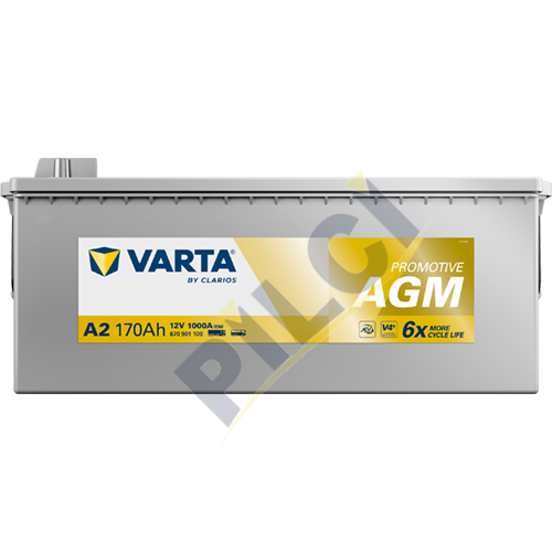 VARTA A2 PROMOTİVE AGM 170AH ( DEEP CYCLE) 1000 CCA