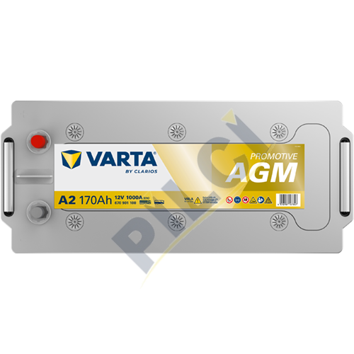 VARTA A2 PROMOTİVE AGM 170AH ( DEEP CYCLE) 1000 CCA